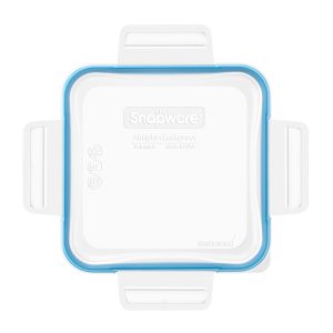 Snapware® Total Solution® Medium Square Plastic Lid with Light Blue Seal