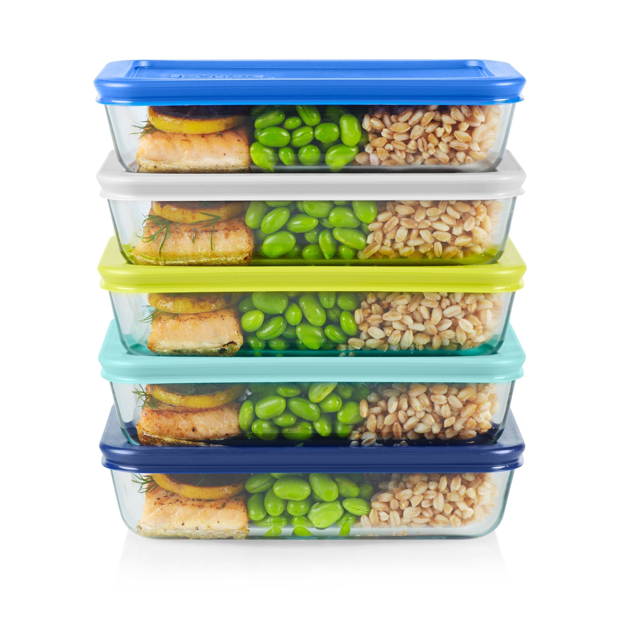 Pyrex? Simply Store? 10-piece Meal Prep Rectangular Glass Storage Set - Image 2