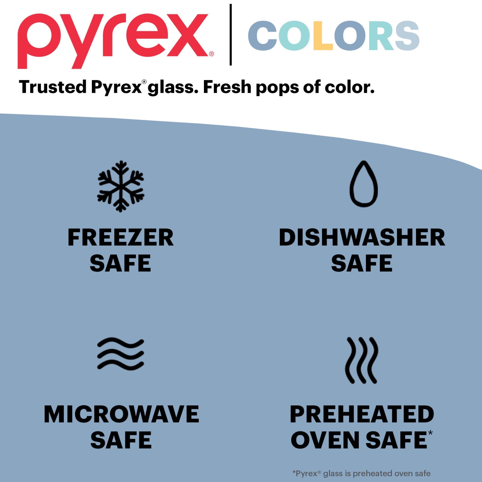 Pyrex® Colors Sculpted Tinted 9 x 13 Baking Dish with Plastic Lid. Smoke - Image 5