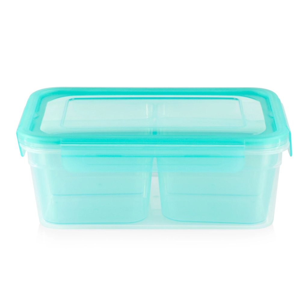 Snapware? Meal Prep Divided: 8.5-cup Rectangle Storage Container. 4-Section