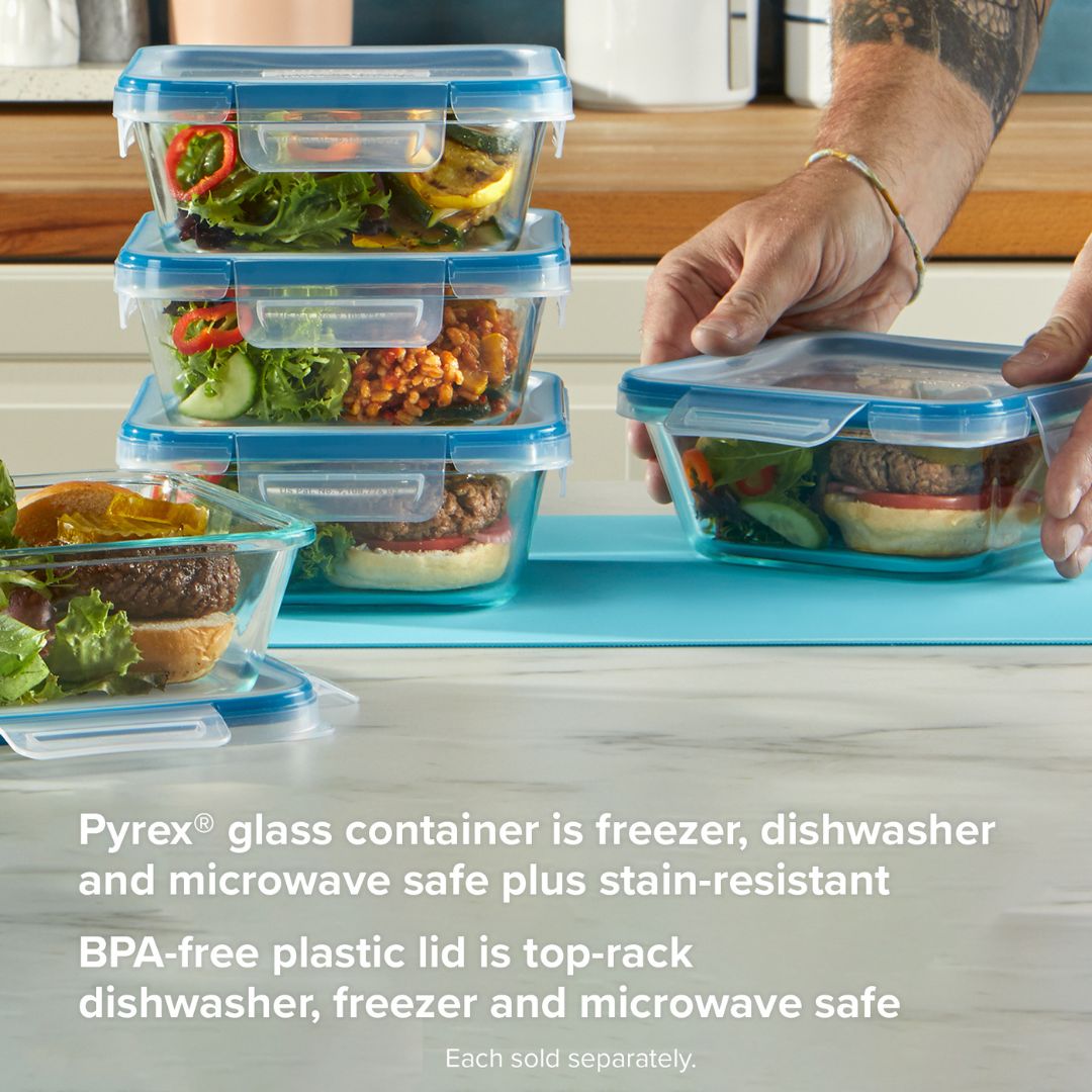 Snapware® Total Solution® Pyrex® Glass 4-piece Square Food Storage Value Pack - Image 2