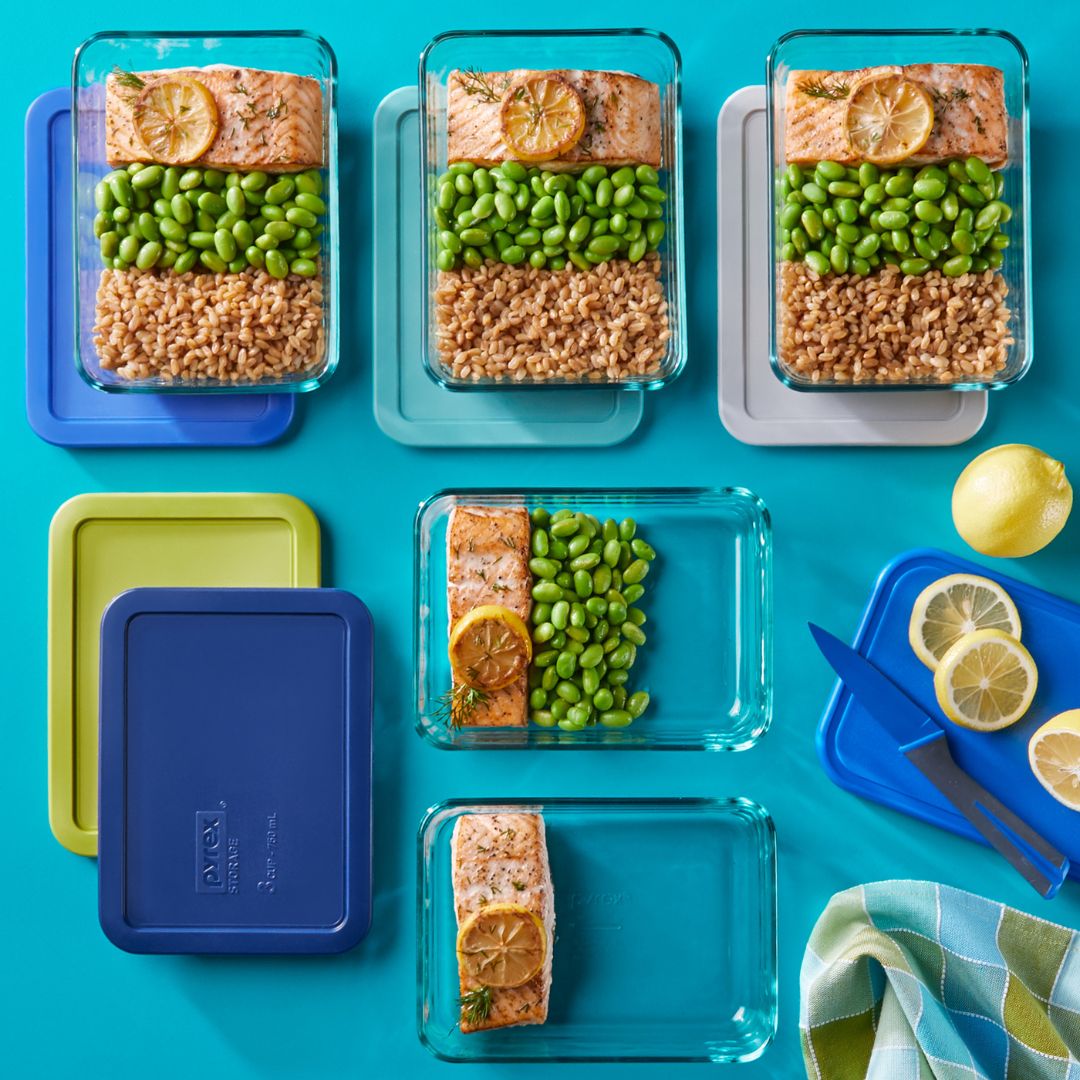 Pyrex? Simply Store? 10-piece Meal Prep Rectangular Glass Storage Set - Image 3