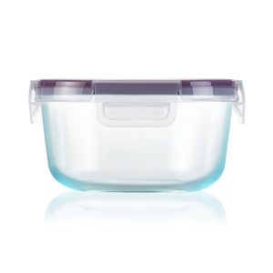 Snapware® Total Solution® Pyrex® Glass 4-cup Round Food Storage with Plastic Lid